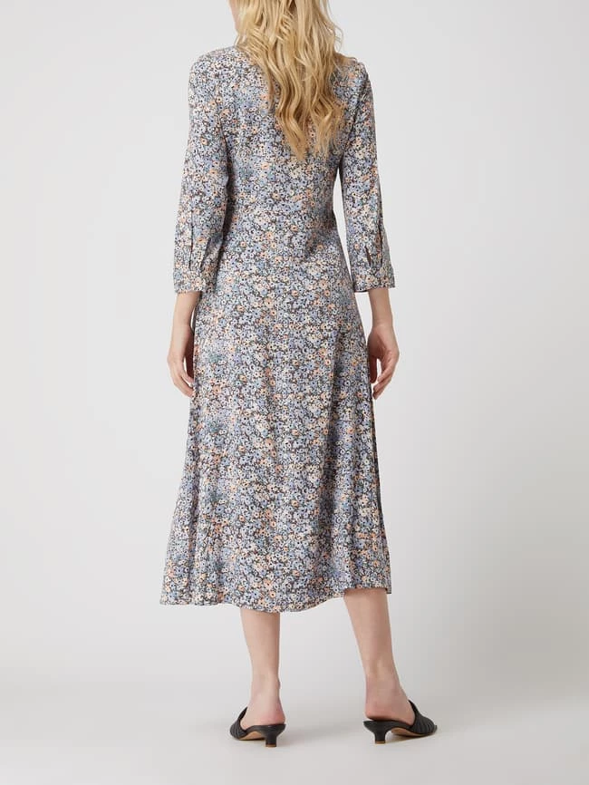 Großhandel 😉 Soaked In Luxury Blusenkleid Aus Viskose Modell 'Violetta' - Bleu ⭐ – Bild 4