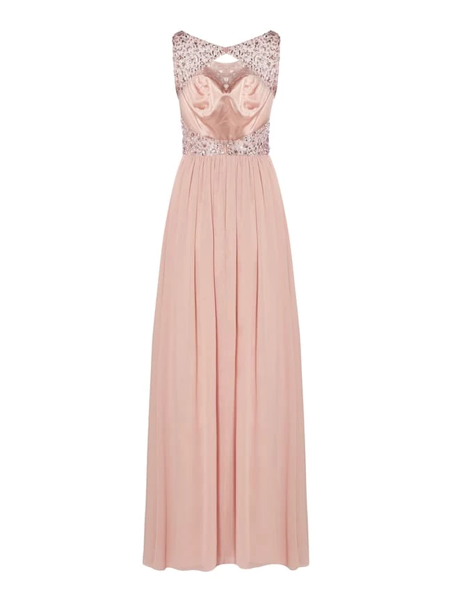 Beste Bewertungen von 💯 Mascara Abendkleid Mit Ziersteinbesatz - Rosé ⌛ – Bild 3