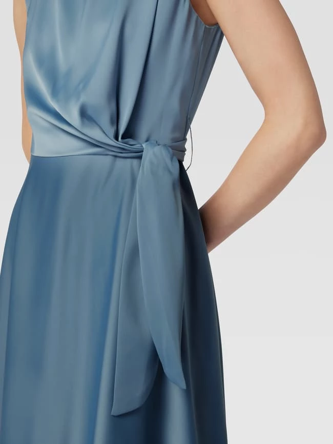 Besorgen ⭐ Vera Mont Cocktailkleid Mit Knoten-Detail - Rauchblau 👏 – Bild 3