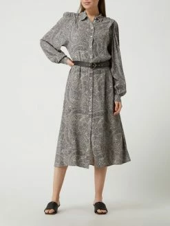 Aktion 😉 Esprit Collection Midikleid Aus Viskose - Offwhite 🎉