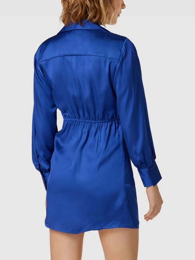 Auslauf 🧨 Mango Minikleid Mit V-Ausschnitt - Royalblau 🤩 – Bild 5