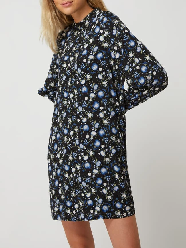 Besorgen 💯 Jake*s Casual Kleid Mit Allover-Muster - Schwarz 👏 – Bild 4