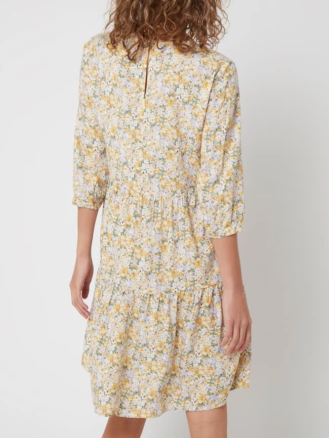 Auslauf 🧨 Montego Kleid Aus Viskose - Dunkelgelb ⌛ – Bild 5