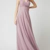 Blitzangebot 😉 TROYDEN COLLECTION Abendkleid Mit Glitter-Effekt - Mauve 😉