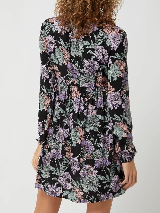 Neu 🛒 REVIEW Kleid Aus Viskose - Schwarz 😀 – Bild 5