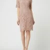 Blitzangebot ⭐ Montego Kleid Aus Spitze - Mauve 🧨