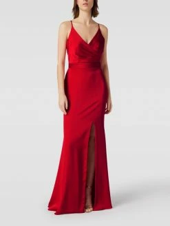 Blitzangebot ❤️ Mascara Abendkleid Mit Gelegten Falten - Rot 🤩