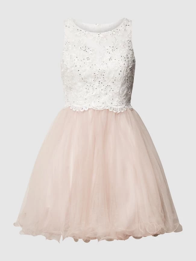 Bestpreis ✔️ Laona Cocktailkleid In Minilänge Mit Strasssteinbesatz - Offwhite 😍 – Bild 2