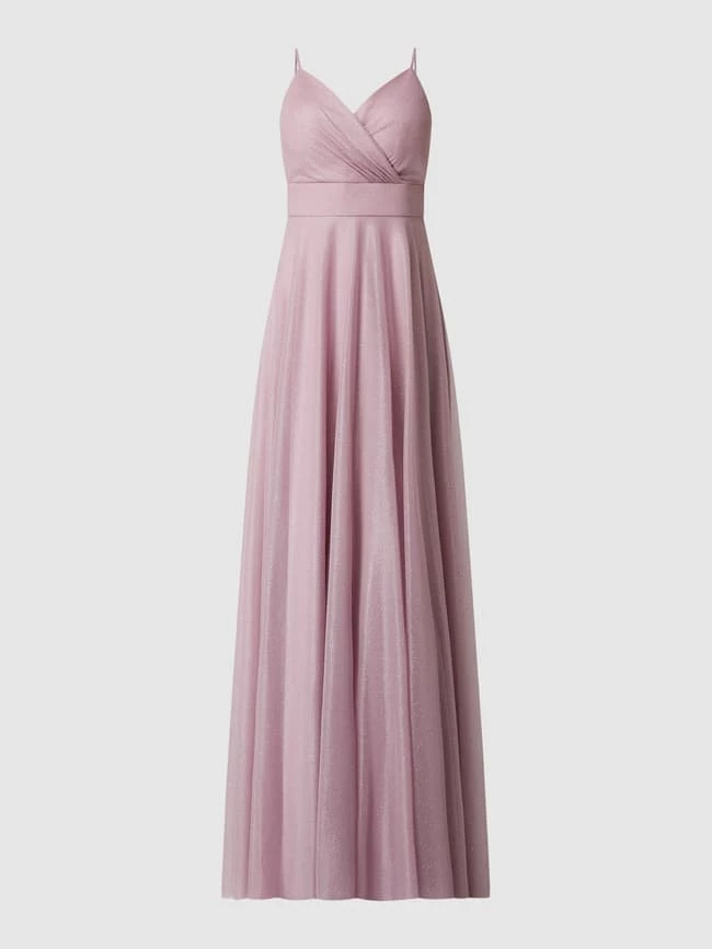 Blitzangebot 😉 TROYDEN COLLECTION Abendkleid Mit Glitter-Effekt - Mauve 😉 – Bild 2