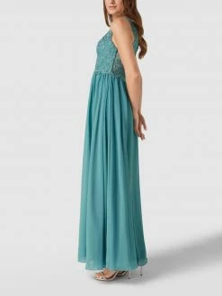 Billig ❤️ Laona Abendkleid In Maxilänge Mit Strasssteinbesatz - Aqua Blau 👍